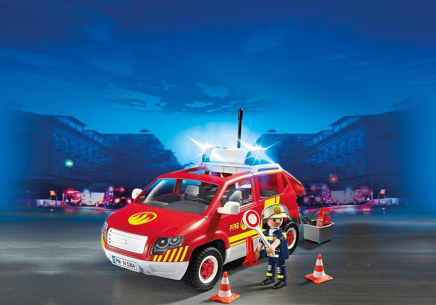 5364 PLAYMOBIL® City Action, Gaisrininko automobilis цена и информация | Konstruktoriai ir kaladėlės | pigu.lt