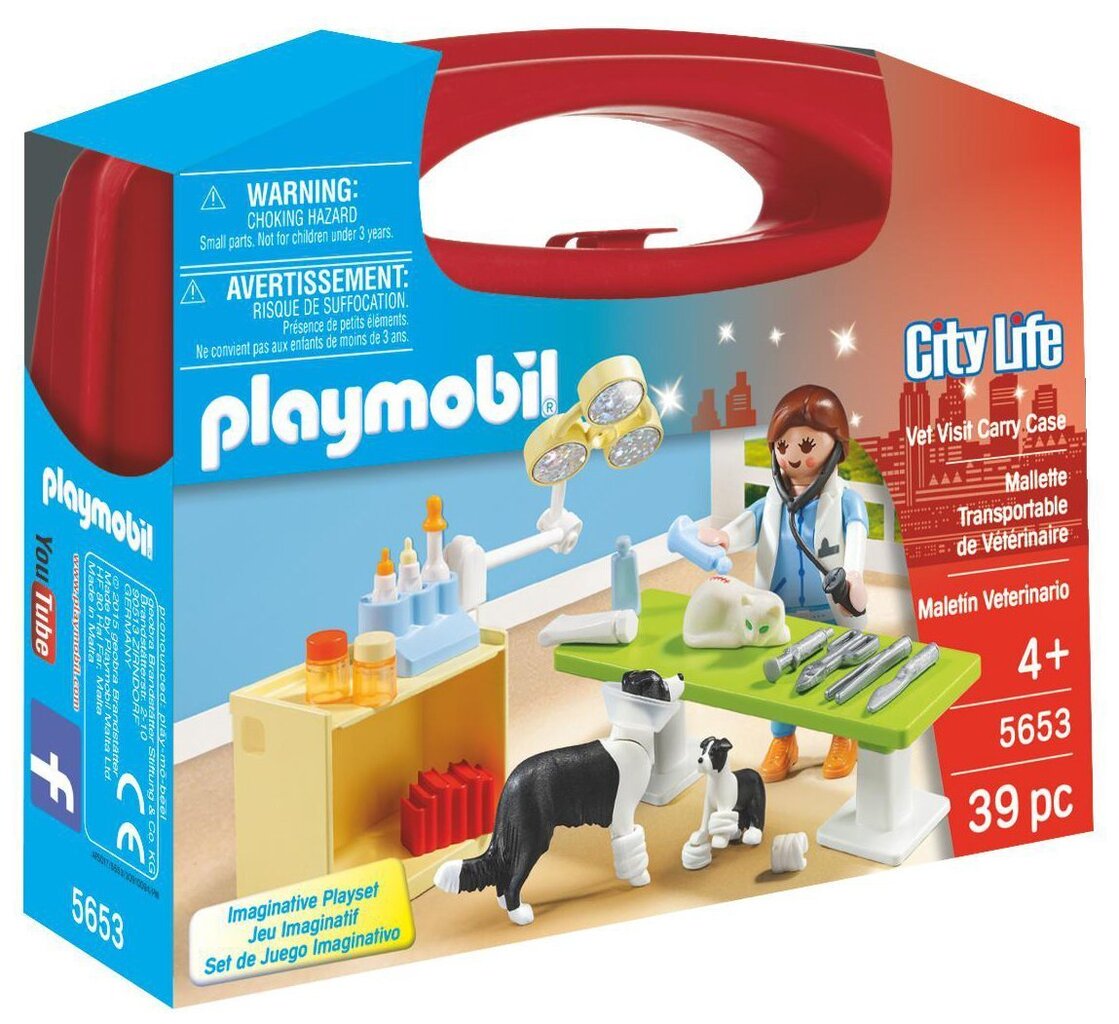 5653 PLAYMOBIL® City Life, Veterinarijos klinika kaina ir informacija | Konstruktoriai ir kaladėlės | pigu.lt