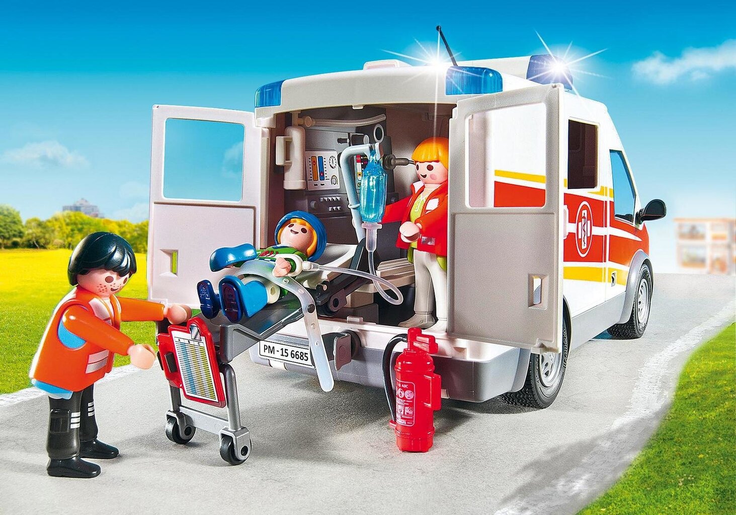 6685 PLAYMOBIL® Cilty Life, Greitoji medicinos pagalba kaina ir informacija | Konstruktoriai ir kaladėlės | pigu.lt