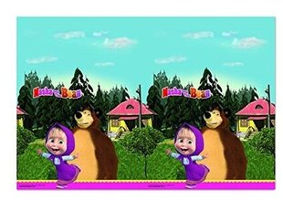 Скатерть Маша и Медведь 86515, 120x180 см  цена и информация | Праздничные декорации | pigu.lt