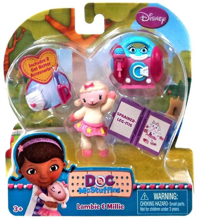 Figūrėlės su priedais Disney Doc McStuffins, 2 vnt. kaina ir informacija | Žaislai mergaitėms | pigu.lt