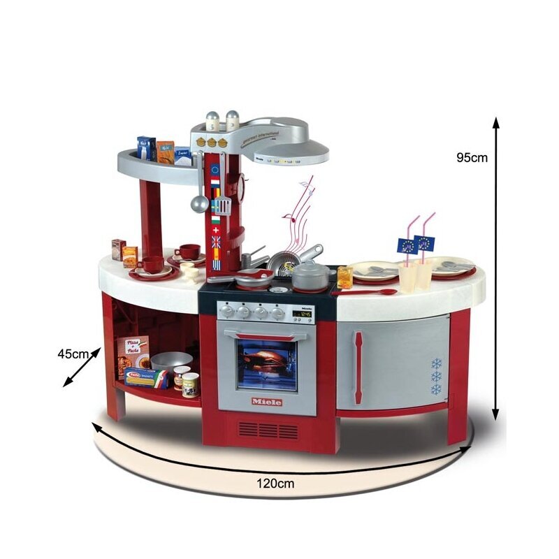 Virtuvėlė su priedais Mielė kaina ir informacija | Žaislai mergaitėms | pigu.lt