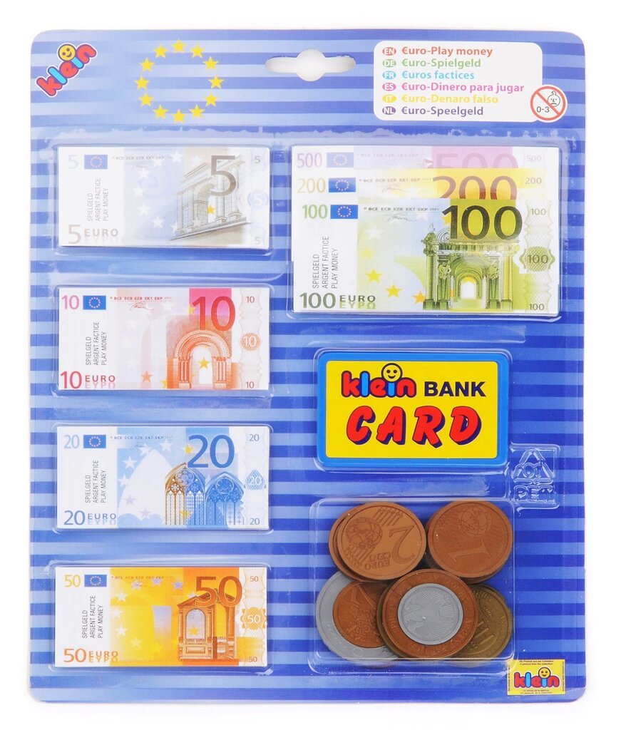 Žaisliniai Euro pinigai Klein kaina | pigu.lt