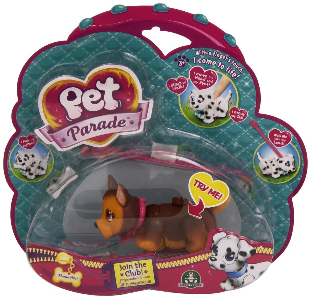 Pirštu valdomas šuniukas Pet Parade kaina ir informacija | Žaislai mergaitėms | pigu.lt