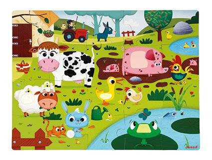 Dėlionė Ferma Janod, 20 d. kaina ir informacija | Dėlionės (puzzle) | pigu.lt