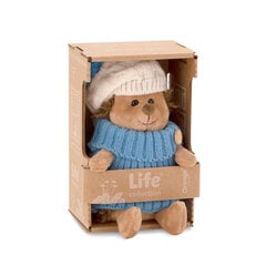 Eжик Kолючка в шапке с синим помпоном (15см) цена и информация | Мягкие игрушки | pigu.lt
