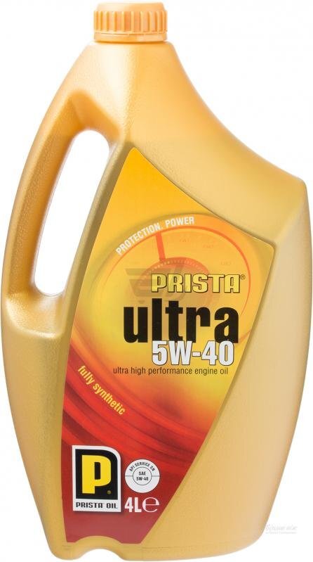 Sintetinė variklinė alyva PRISTA ULTRA PLUS 5W-40, 4L цена и информация | Variklinės alyvos | pigu.lt