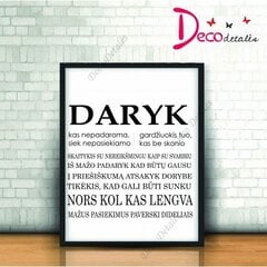 Interjero lipdukas Daryk цена и информация | Интерьерные наклейки | pigu.lt