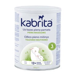 Сухой молочный напиток на основе козьего молока для детей Kabrita Gold 3, от 12 мес., 800 г цена и информация | Детские смеси с 6 месяцев | pigu.lt