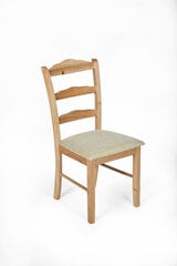 2-jų kėdžių komplektas Latina, ąžuolo/smėlio spalvos kaina ir informacija | Virtuvės ir valgomojo kėdės | pigu.lt