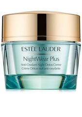 Ночной крем для детоксикации кожи лица Estee Lauder NightWear Plus Anti Oxidant Night Detox, 50 мл цена и информация | Estée Lauder Духи, косметика | pigu.lt