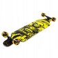 Riedlentė Nils Extreme Longboard Skull, geltona цена и информация | Riedlentės | pigu.lt