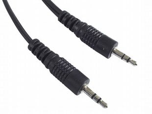 KABEL STEREO MINIJACK-MINIJACK M/M 1.2M kaina ir informacija | Kabeliai ir laidai | pigu.lt