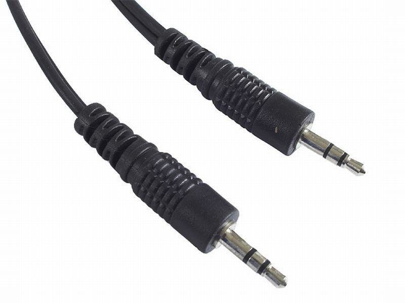 KABEL STEREO MINIJACK-MINIJACK M/M 1.2M kaina ir informacija | Kabeliai ir laidai | pigu.lt