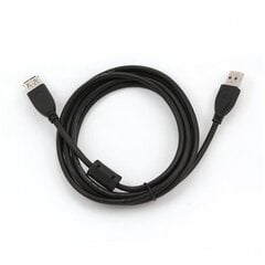 Laidas USB 2.0 A-A M/F, 1.8m kaina ir informacija | Kabeliai ir laidai | pigu.lt