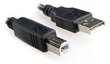 USB 2.0 A-B M/M 1.8M цена и информация | Kabeliai ir laidai | pigu.lt
