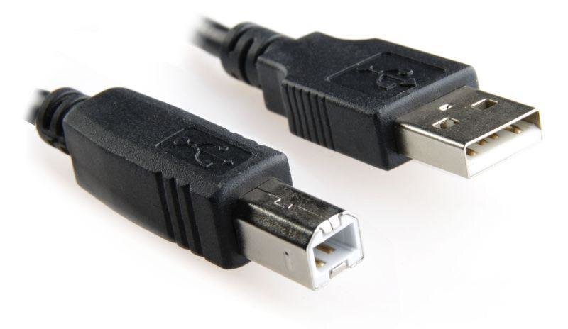 Kabelis Gambird USB 2.0 A-B M/M, 3m kaina ir informacija | Kabeliai ir laidai | pigu.lt