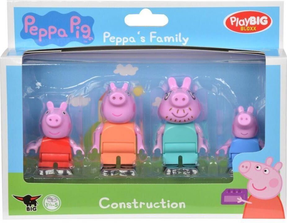 Konstruktorius BIG PlayBIG Bloxx Peppa Pig Peppa's šeima kaina ir informacija | Konstruktoriai ir kaladėlės | pigu.lt
