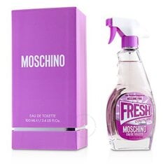 Женская парфюмерия Pink Fresh Couture Moschino EDT: Емкость - 100 мл цена и информация | Женские духи | pigu.lt