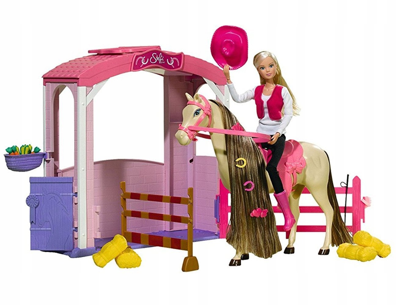 Lėlės Steffi žirgynas Simba Steffi Love kaina ir informacija | Žaislai mergaitėms | pigu.lt