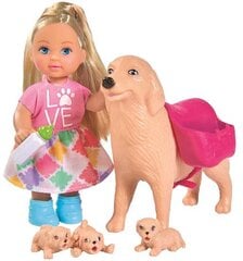 Кукла SIMBA Evi Psia + собачка цена и информация | Игрушки для девочек | pigu.lt