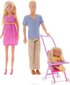 Lėlių laiminga šeima Simba Steffi Love kaina ir informacija | Žaislai mergaitėms | pigu.lt