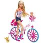 Lėlė Steffi su dviračiu Ride Bike Simba Steffi Love kaina
