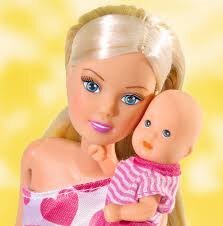 Lėlė mama ir mažylis Simba Steffi Love kaina ir informacija | Žaislai mergaitėms | pigu.lt