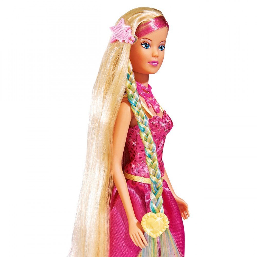 Lėlė plaukų deivė Simba Steffi Love, 29 cm kaina ir informacija | Žaislai mergaitėms | pigu.lt