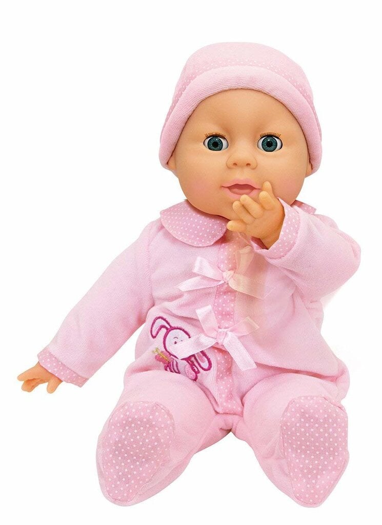 Kalbanti lėlė kūdikis Laura 38 cm, 710721731 kaina ir informacija | Žaislai mergaitėms | pigu.lt