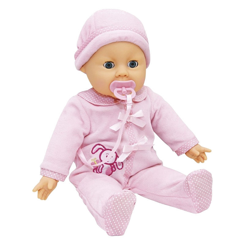 Kalbanti lėlė kūdikis Laura 38 cm, 710721731 kaina ir informacija | Žaislai mergaitėms | pigu.lt