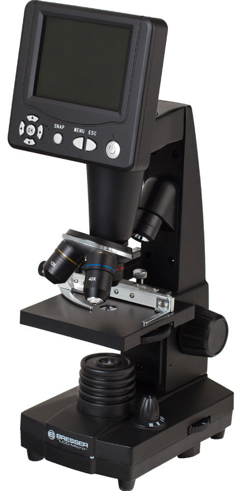 Bresser LCD 50x–2000x (52-01000) kaina ir informacija | Teleskopai ir mikroskopai | pigu.lt