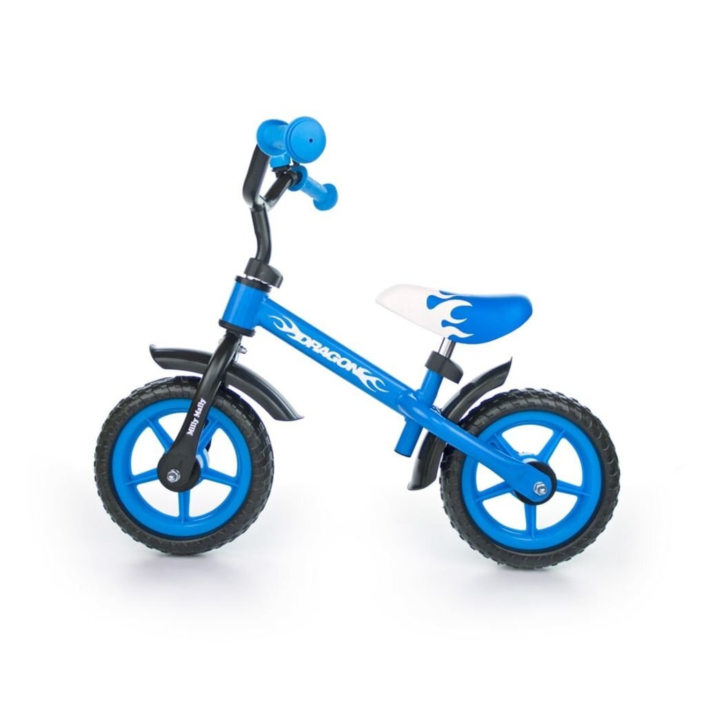 Balansinis dviratukas mėlynas Milly Dragon kaina ir informacija | Balansiniai dviratukai | pigu.lt