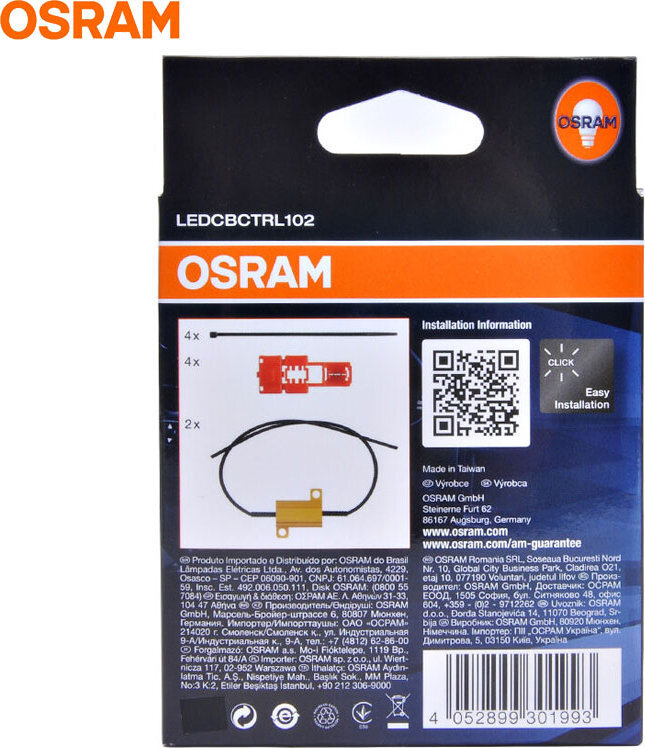 Automobilio lemputės Osram LED 21W 10X2 1A kaina ir informacija | Automobilių lemputės | pigu.lt