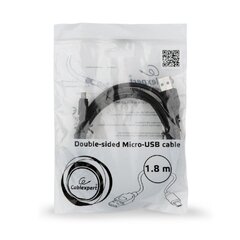 Kabelis GEMBIRD CC-USB2-AMmDM-6, 1,8m, juodas kaina ir informacija | Gembird Mobilieji telefonai ir jų priedai | pigu.lt