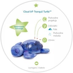 Projektorius - muzikinis žaislas Cloud B Tranquil Turtle kaina ir informacija | Žaislai kūdikiams | pigu.lt