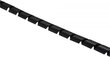 InLine Cable Gland / Spiral Wrapping Band 10m black 18mm (59946P) цена и информация | Komponentų priedai | pigu.lt