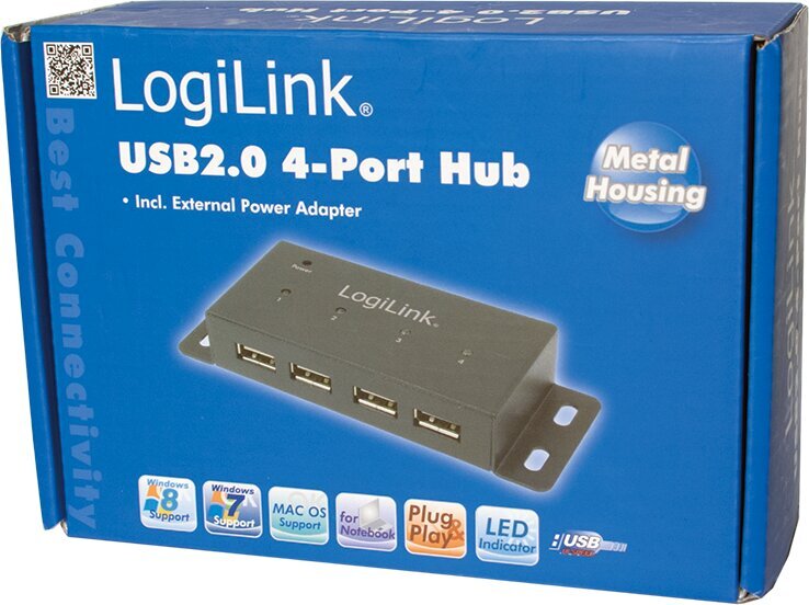 LogiLink UA0141A kaina ir informacija | Adapteriai, USB šakotuvai | pigu.lt