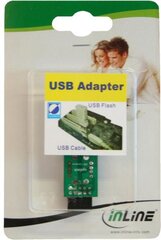 InLine USB A - 9 pin Czarny (33440I) kaina ir informacija | Adapteriai, USB šakotuvai | pigu.lt