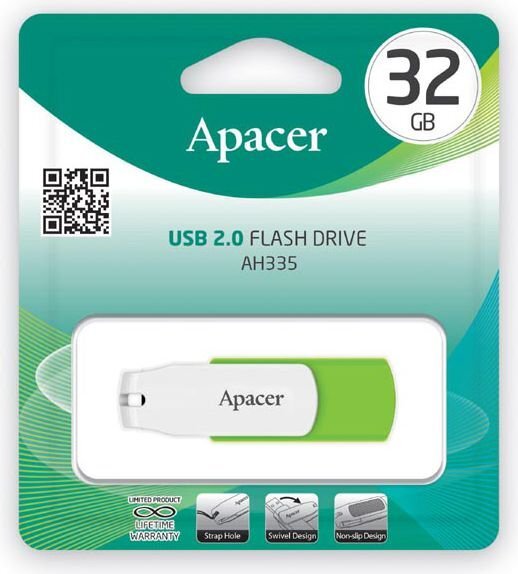 Apacer AP32GAH335G-1 цена и информация | USB laikmenos | pigu.lt