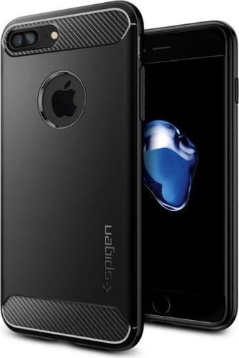 Dėklas Spigen skirtas Apple iPhone 6 Plus / 6S Plus / 7 Plus, juoda цена и информация | Telefono dėklai | pigu.lt