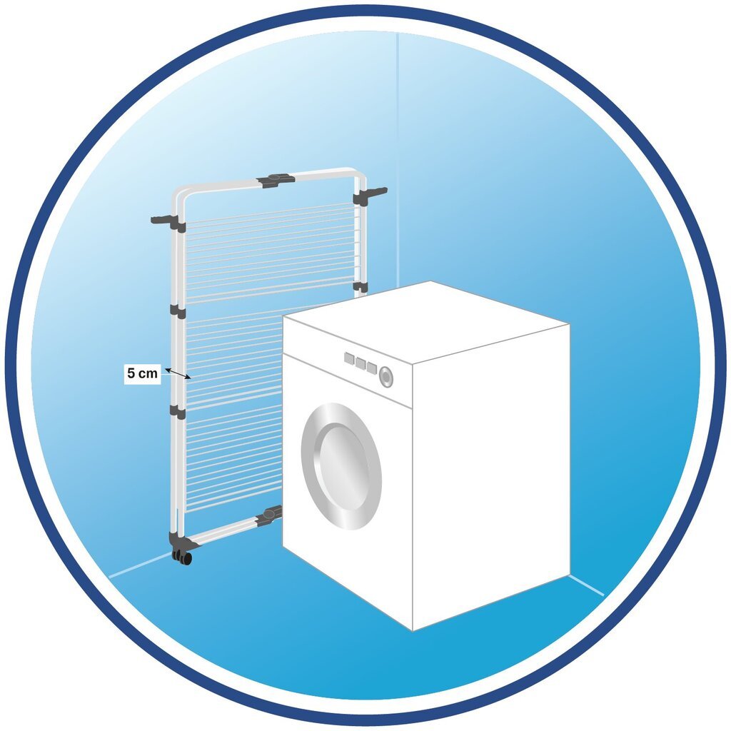 Vileda Mixer 3 drabužių džiovyklė kaina ir informacija | Skalbinių džiovyklos ir aksesuarai | pigu.lt