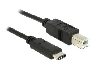 Kabelis Delock Cable USB Type-C 2.0 male > USB 2.0 Type-B male, 2m 83330 kaina ir informacija | Laidai telefonams | pigu.lt