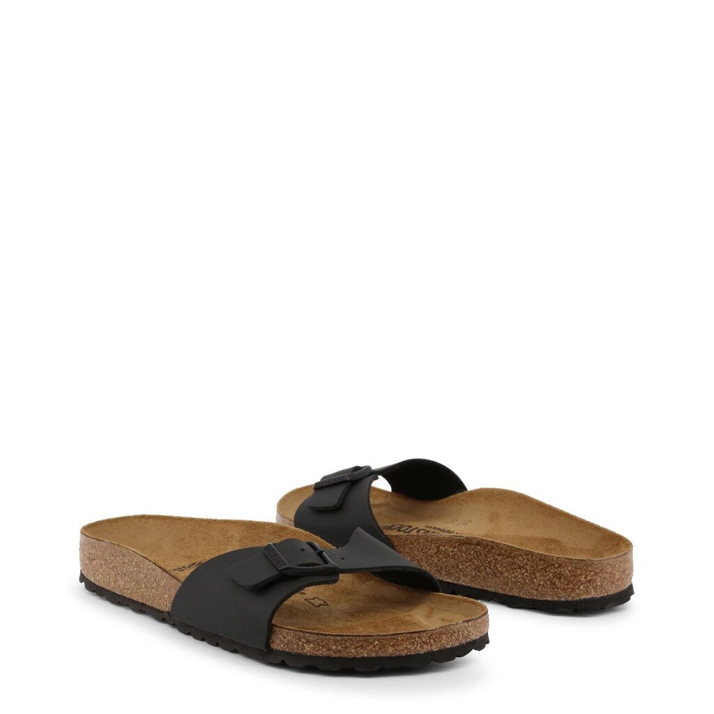 Šlepetės moterims Birkenstock, juodos цена и информация | Šlepetės moterims | pigu.lt