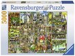 Dėlionė Ravensburger Keistas miestas ,5000 d. kaina ir informacija | Dėlionės (puzzle) | pigu.lt