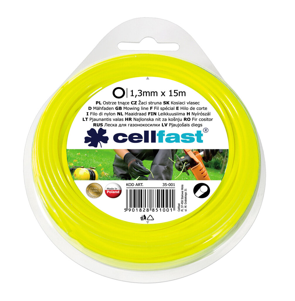 Vejapjovių valas Cellfast (apvalus) 1,3*15 m цена и информация | Sodo technikos dalys | pigu.lt