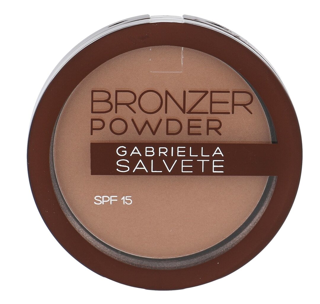 Kompaktinė pudra Gabriella Salvete Bronzer SPF15 8 g, 03 цена и информация | Makiažo pagrindai, pudros | pigu.lt