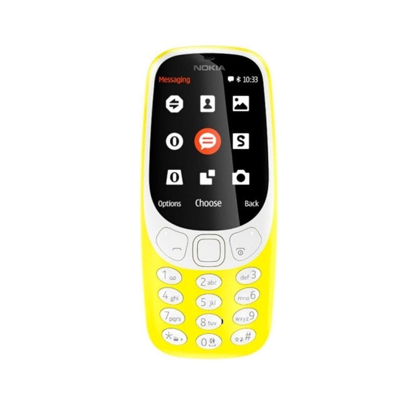 Nokia 3310 (2017), Dual SIM, ENG, Yellow kaina ir informacija | Mobilieji telefonai | pigu.lt