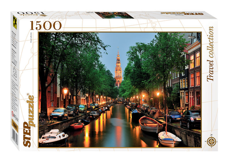 Dėlionė Step Puzzle 1500 "Amsterdamas" kaina ir informacija | Dėlionės (puzzle) | pigu.lt