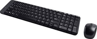 Беспроводная клавиатура Logitech MK220 (RU) Combo, черная цена и информация | Клавиатуры | pigu.lt